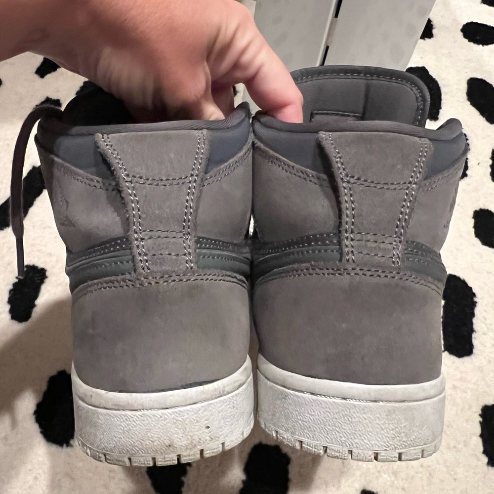 Rare 2017 Nike air Jordan 1 high strap dark grey suede basketball shoes men’s 7 - Picture 5 of 9